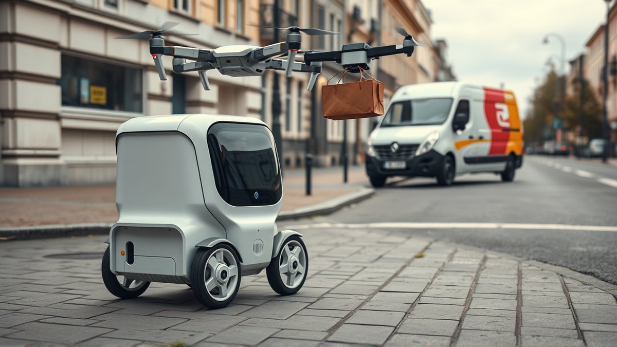Consegne alimentari: robot e droni possono tagliare il costo a 1 dollaro