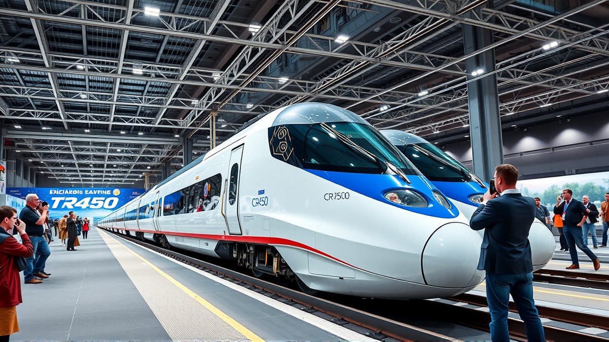 Le CR450 chinois à Berlin : InnoTrans, terrain de jeu du matériel roulant