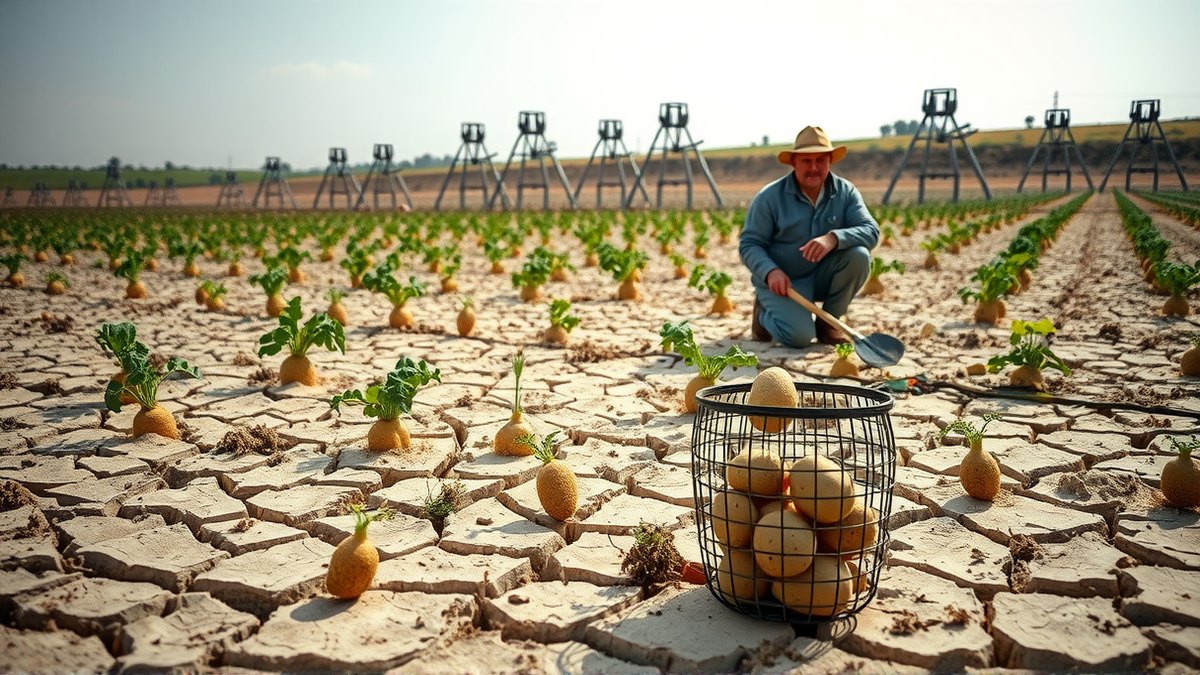 Dürre 2026: Kartoffelernte in Frankreich sinkt um mindestens 23 Prozent