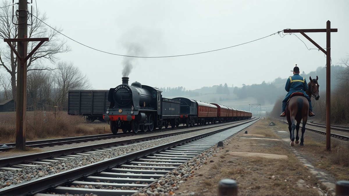 Eisenbahn und Draht: Vom 27. September 1825 bis zum Telegrafen, der einen Mörder überführte