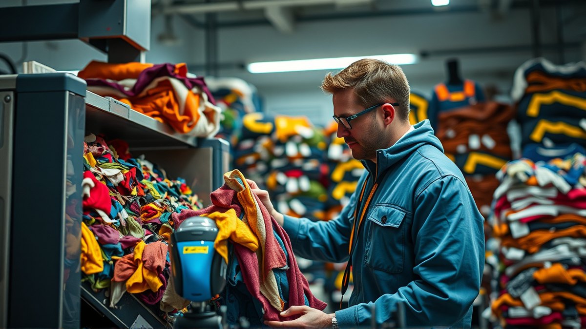 Textilrecycling und smarte Textilien: Wo es hakt